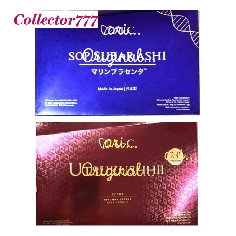 

PAKET SUBARASHI + UTSUKUSHI GOLD 2.0 VERSION 8 PATEN FUNGSI UTSU AFC ORI JAPAN