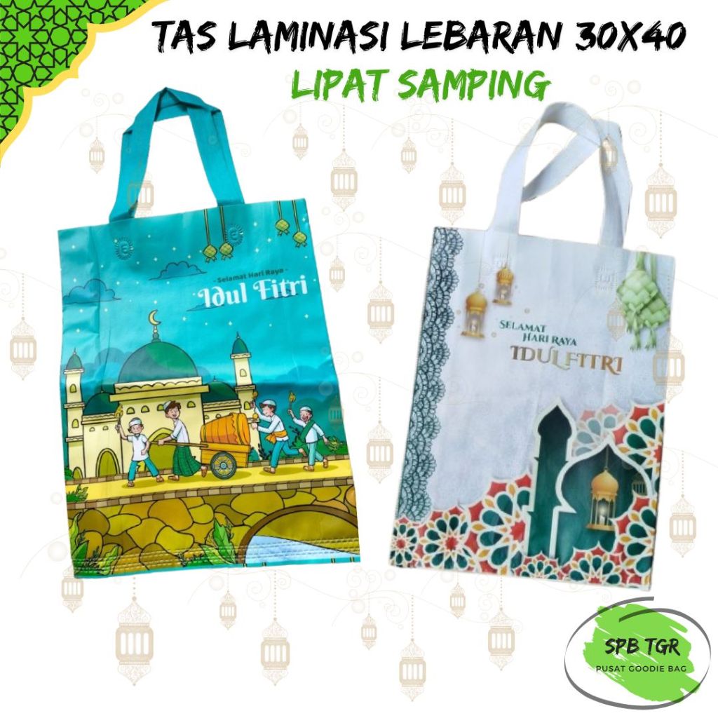 

Tas Lebaran Laminasi 30x40 Warna Putih Tosca