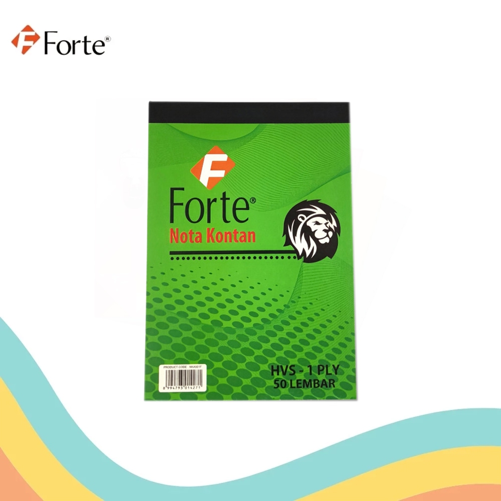 

BUKU NOTA BESAR 1 PLY FORTE (1 PACK)