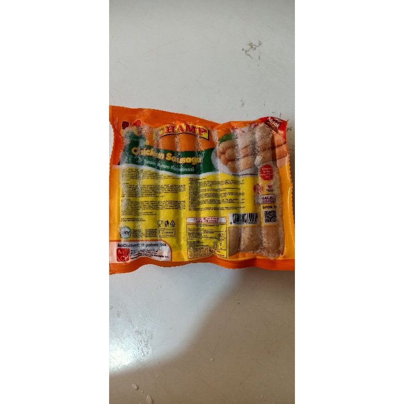 

SOSIS CHAMP 375GR ISI 15 DAN NUGGET CHAMP 250GR
