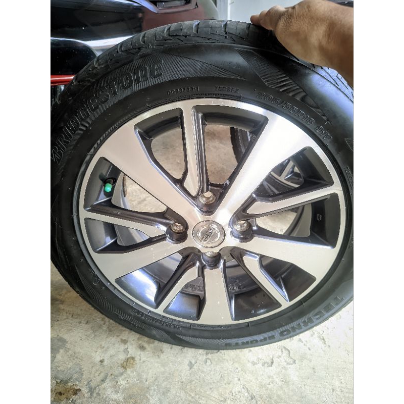 VELG ORI OEM NISSAN GRAND LIVINA HWS AUTECH ORIGINAL ENKEI R16