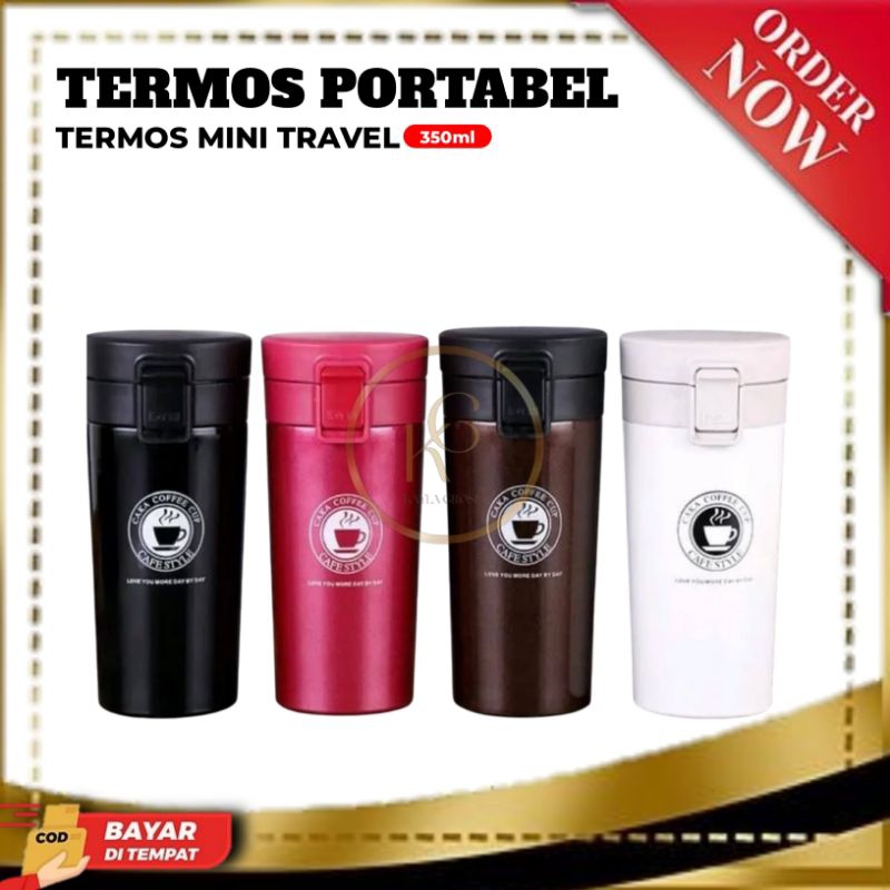 Termos Kopi Portabel/Termos Kopi Mini Travel Murah Tahan Panas
