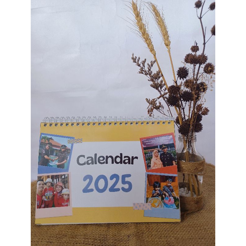 

KALENDER 2025 - KALENDER MEJA 2025 A5 LANDSCAPE