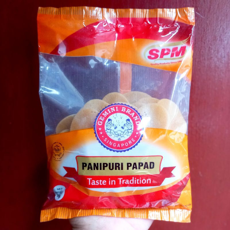 

Pani Puri Papad | Taste in Tradition | Krupuk Pani Puri