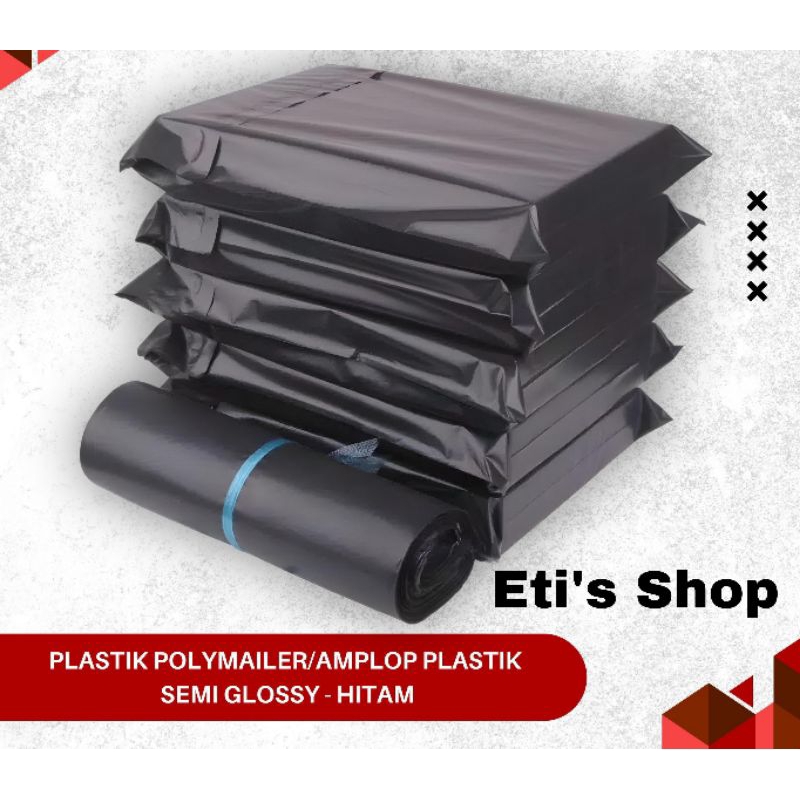 

Plastik polymailer polimailer amplop plastik hitam semi glossy