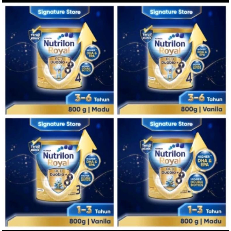 NUTRILON ROYAL (1-3TH & 3-6TH) Susu pertumbuhan bubuk 800g