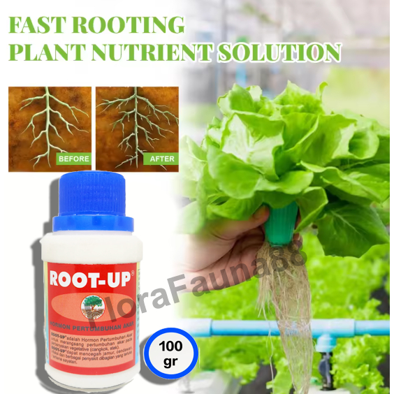 ROOT UP HORMON AKAR 100gr | ROOT UP | ZPT | PUPUK PERANGSANG AKAR | HORMON AKAR | Original