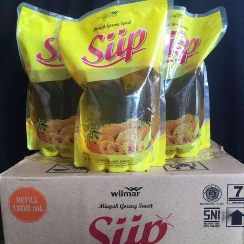 

minyak goreng sip 1,8 1karton ( isi 6pcs)