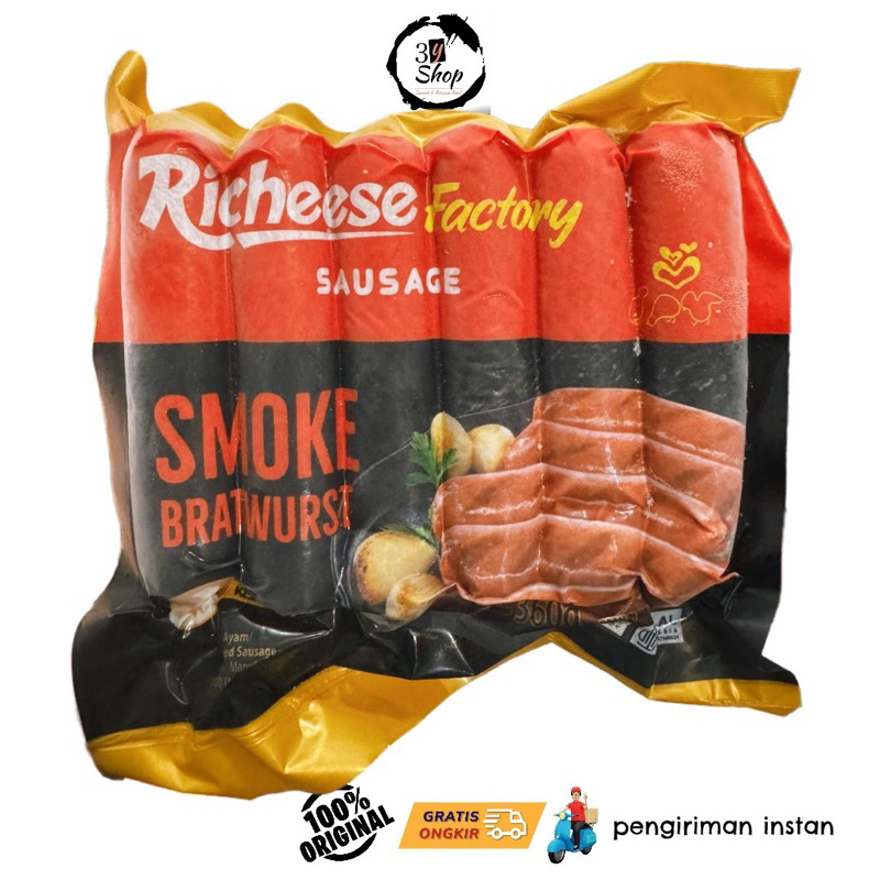 

RICHEESE FACTORY SAUSAGE SOSIS SMOKE BRATWURST