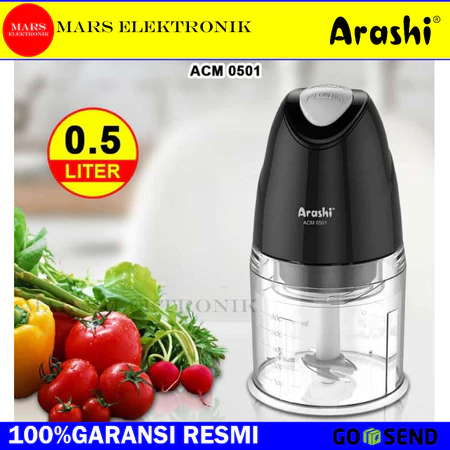[ COD READY ] CHOPPER MINI ARASHI - ACM-0501 - PENGGILING BUMBU DAN DAGING - CHOPPER ARASHI - PENCAC