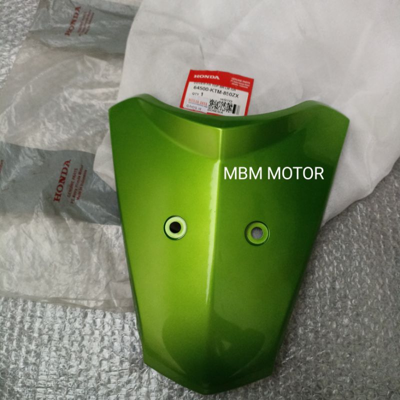 COVER PANEL DASI DADA DEPAN HONDA SUPRA X125 X 125 HIJAU ORI AHM 64500-KTM-850ZX