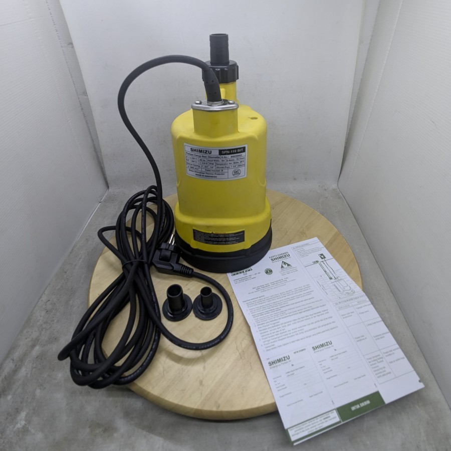 Pompa Celup SHIMIZU SPN 110 - 100 watt - manual Pompa sedot air tandon / kuras banjir Pompa Kuras Ba