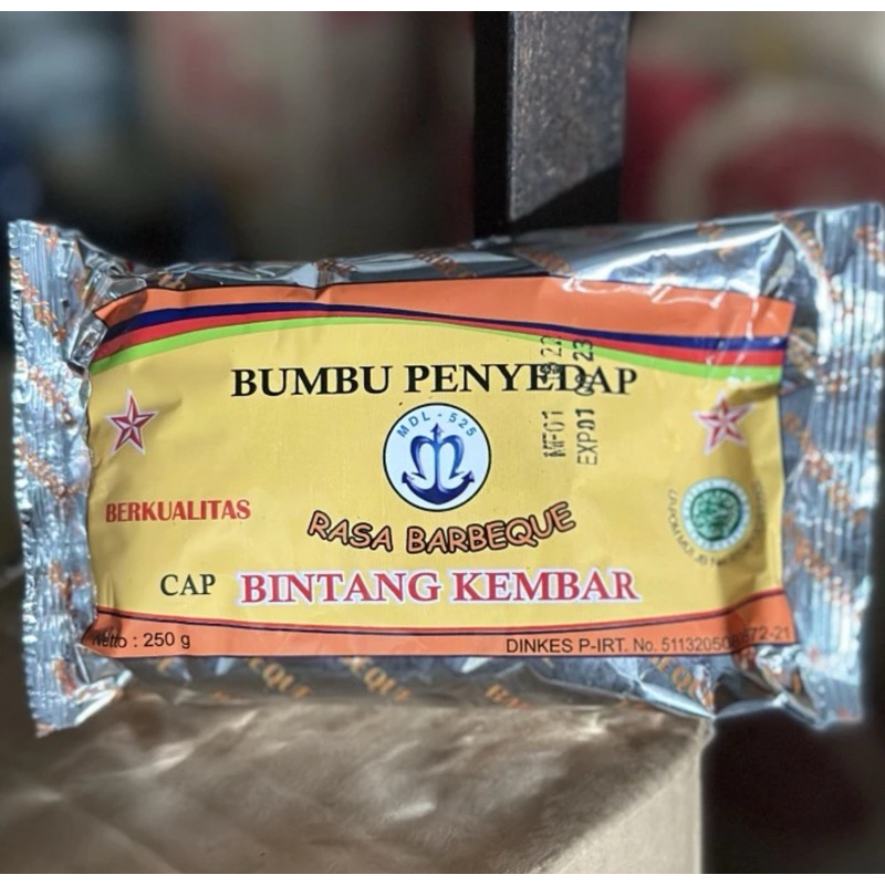 

Bumbu Tabur Rasa BBQ / BARBEWUE Manis Pedas MDL-525 Bintang Kembar Cap