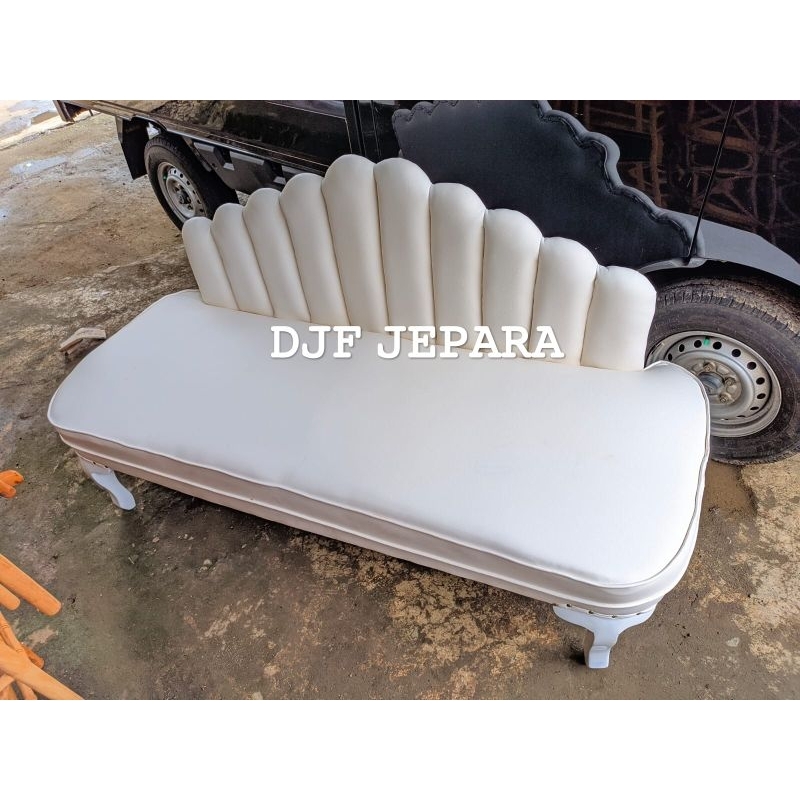Kursi pelaminan kerang / Sofa pelaminan kerang / Kursi manten kerang / Sofa manten kerang / Kursi ke