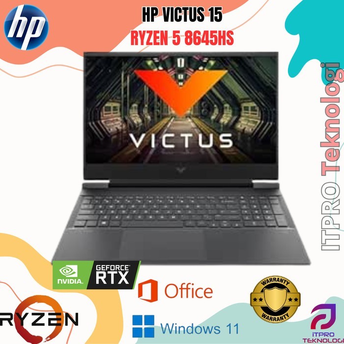 HP VICTUS 15 RYZEN 5 8645HS RTX4050 6GB/ 8GB 512GB