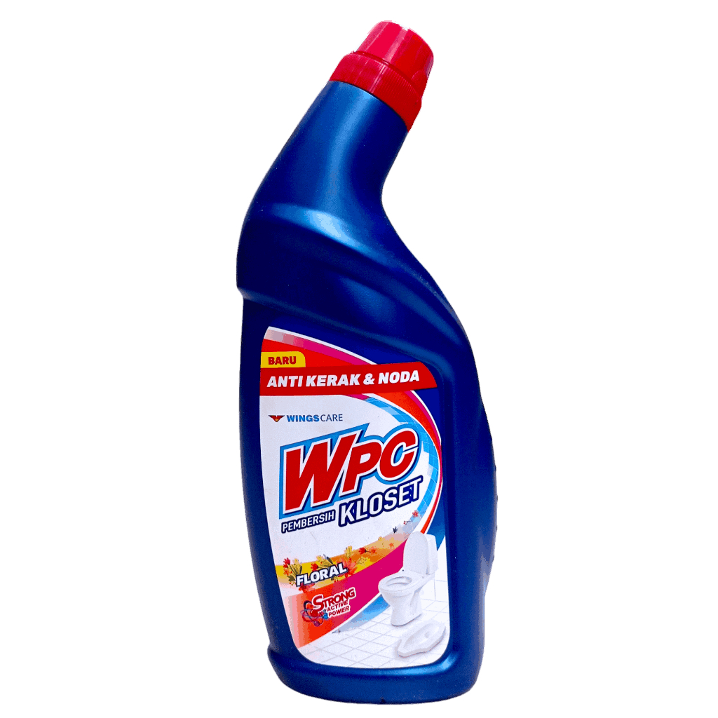 wpc pembersih kloset biru Ukuran 600 ml / wpc kloset anti kerak & noda