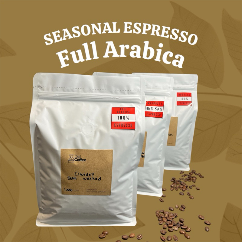

Espresso Full Arabika 500 gram (Bahan baku es kopi susu) - Semi Washed