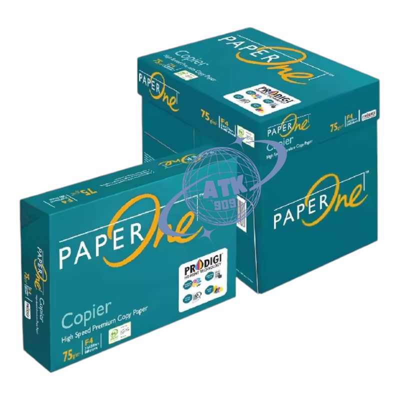 

PaperOne Kertas F4 75gr Copier 1 Box (2500 lembar) Kertas HVS