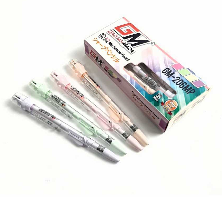 

Harga Grosir ( 6 pcs ) Pensil Mekanik Cetek 2.0mm GM-206MP