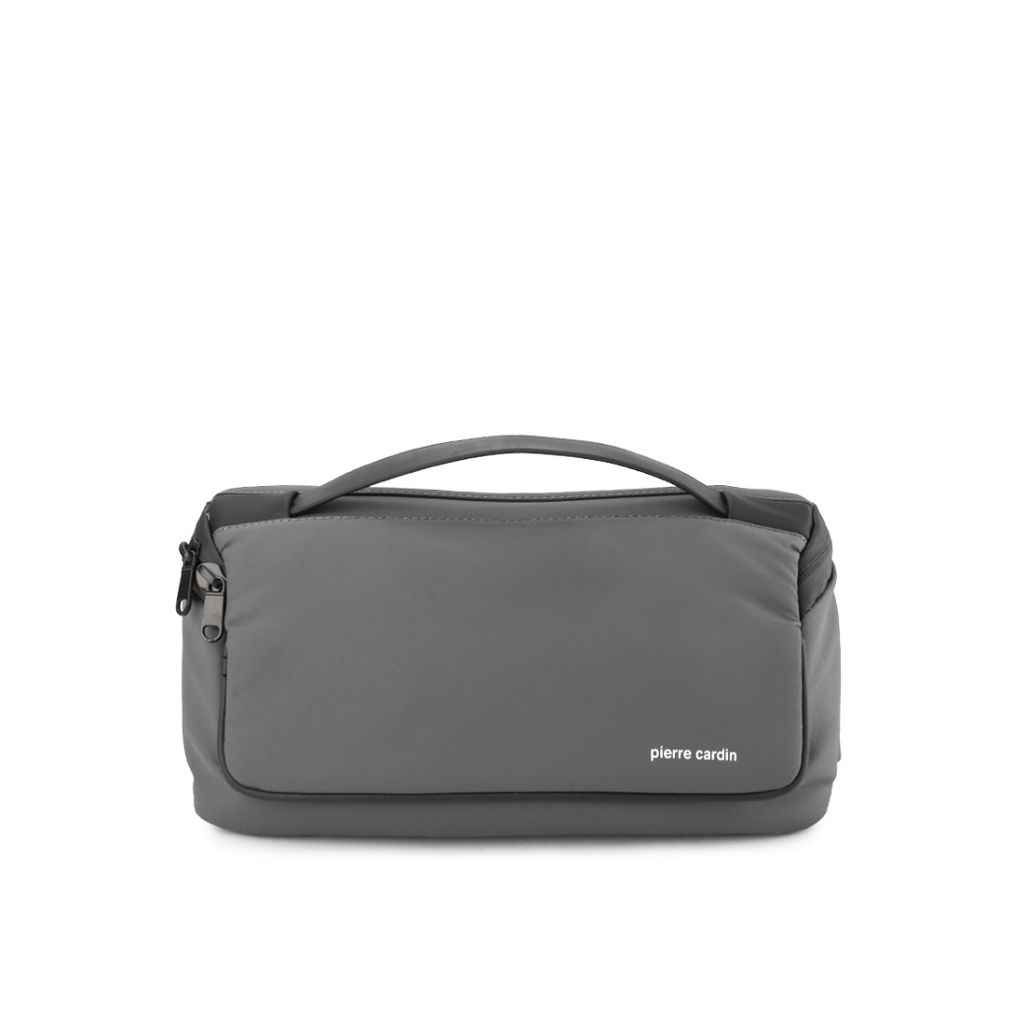 Pierre Cardin Tas Selempang Sling Bag Body Bag Backpack Pungung Messenger Casual ORI 0112826402GRY-G