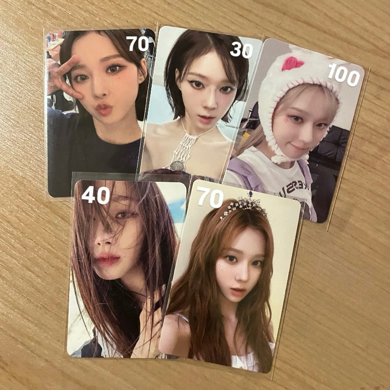 ( aespa ) photocard official giselle winter ktown ld pob winbun winmel sg23 hottracks spicy bunny pe