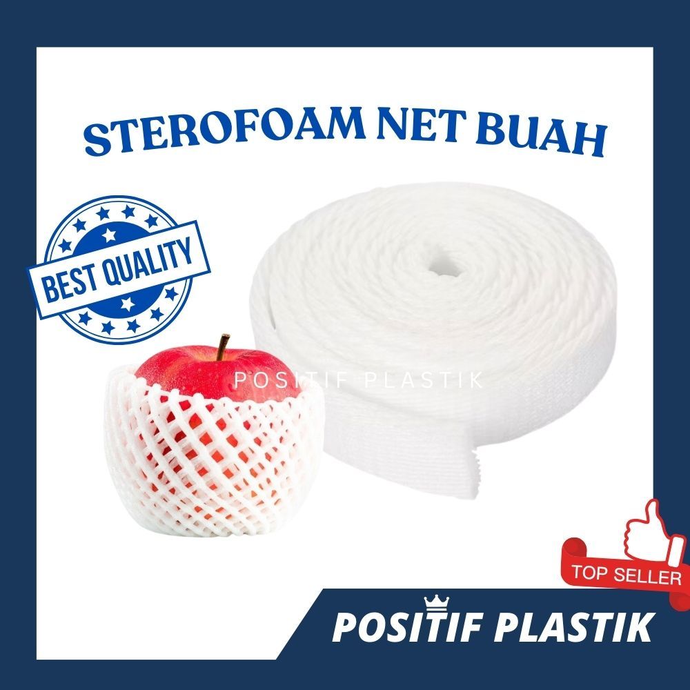 KCS - Sterofoam Net Buah - Busa Buah - Foam Jaring - Jaring Buah - Foam Buah
