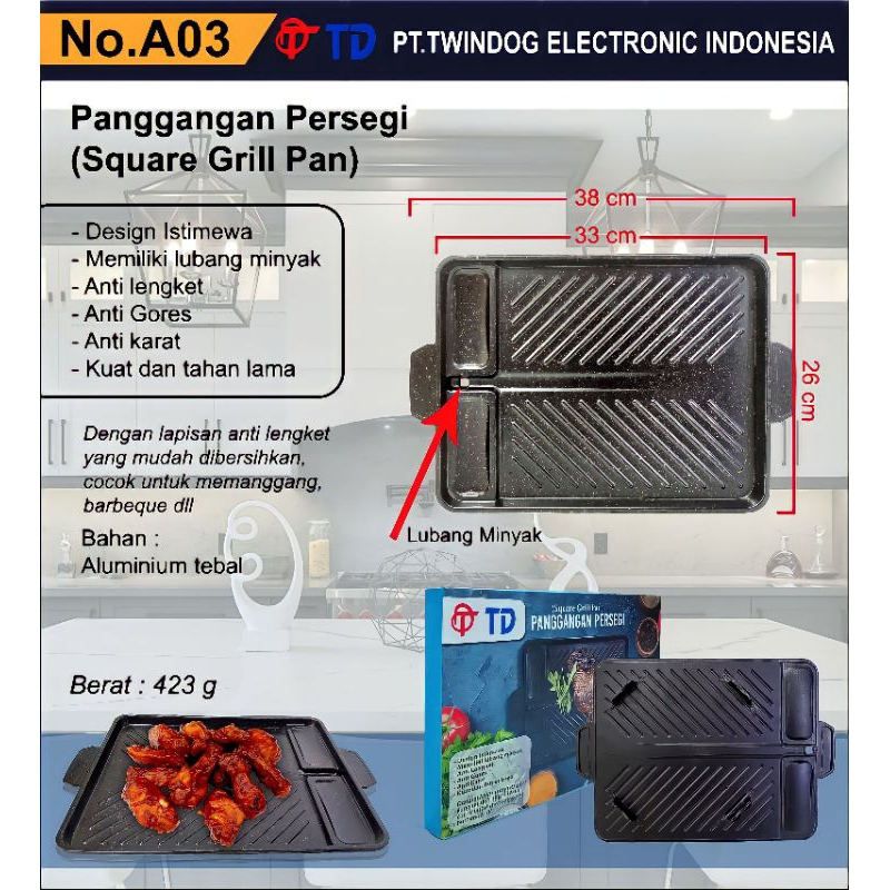 GRILL PAN KOREAN BBQ/PANGGANGAN KOREAN BBQ GRILL ANTI LENGKET