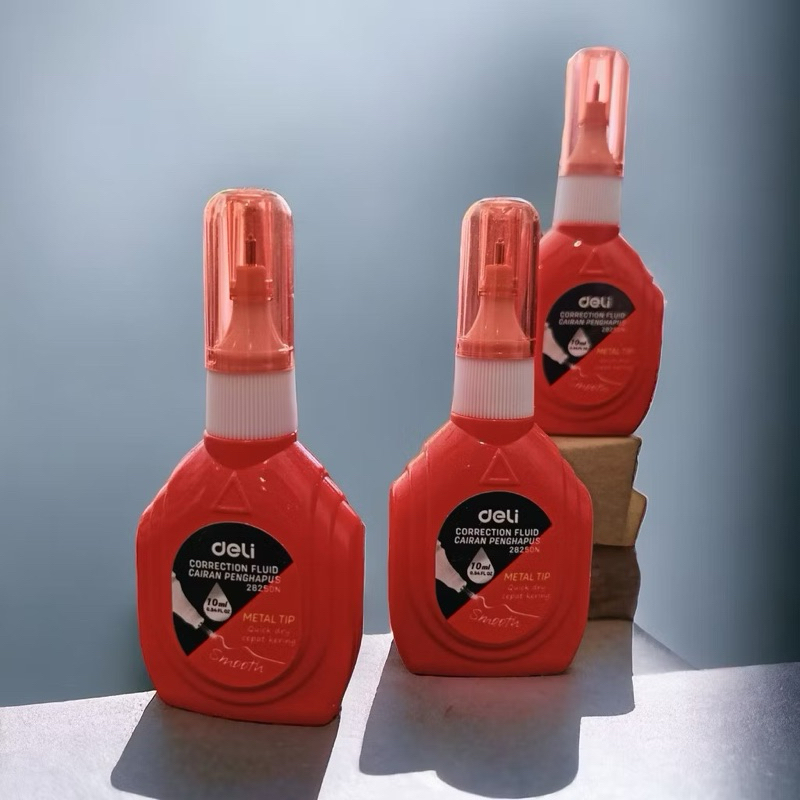 

Deli Correction Fluid Cairan Penghapus Metal Tip