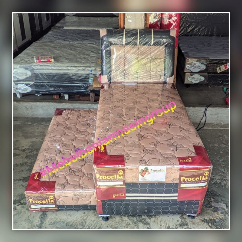 Springbed Sorong Keluarga | Ranjang Sorong Anak OLYMPIC & PROCELLA