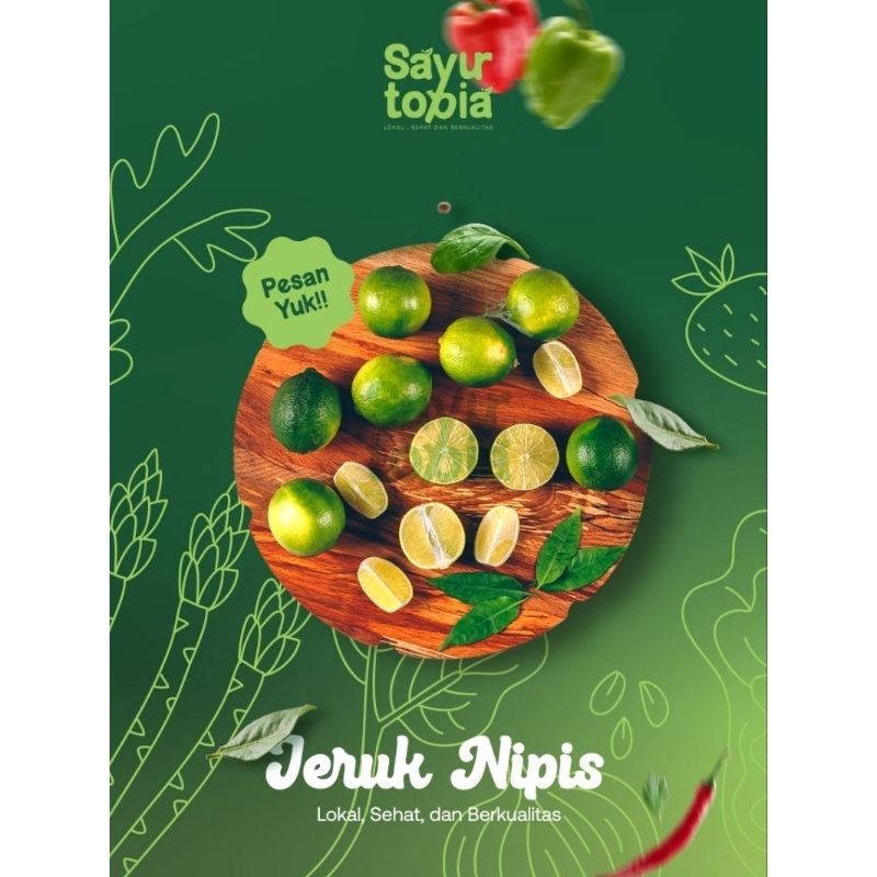 

Jeruk nipis segar asem 250gr 500gr 1kg