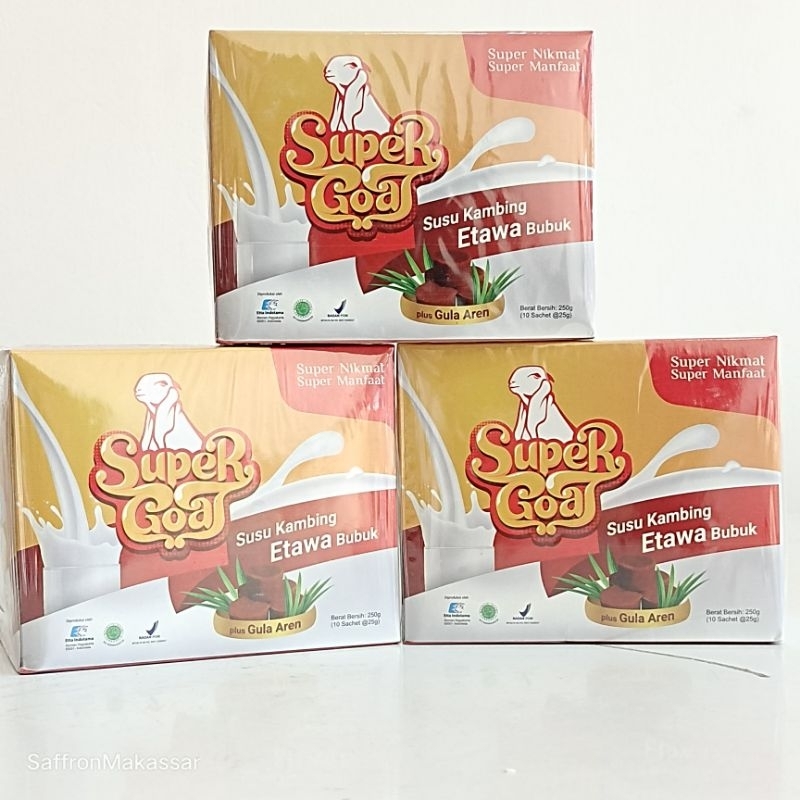 

Super Goat Susu Kambing Etawa Bubuk isi 10 sachet