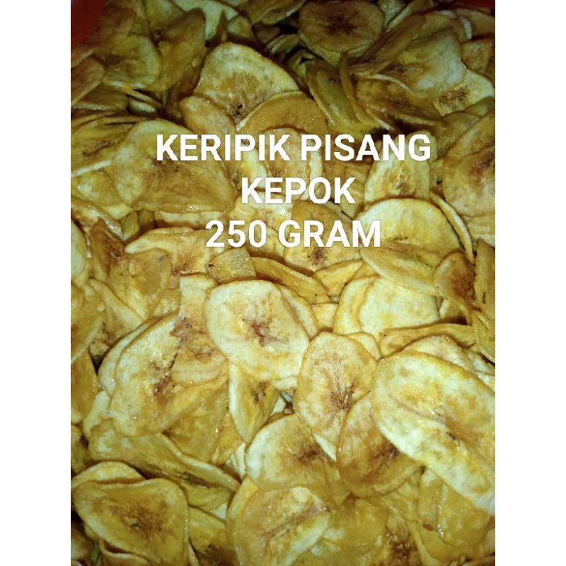 

KERIPIK PISANG KOIN KEPOK 250GRAM - ASIN GURIH - MANIS GURIH