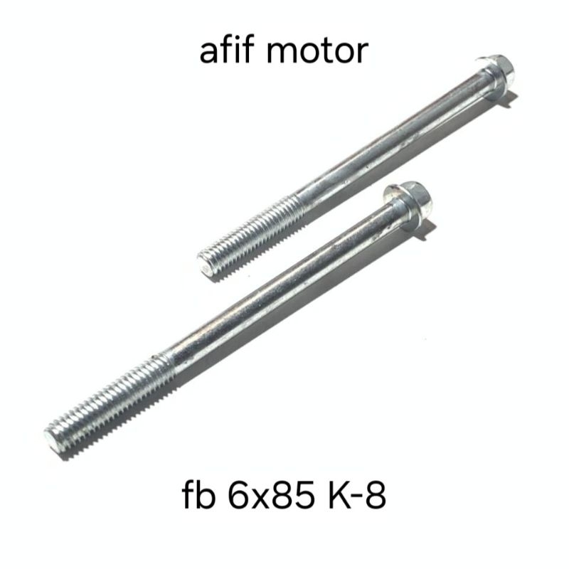 Baut mesin calter m6x85 baut 10 kunci 8 panjang 8,5cm universal
