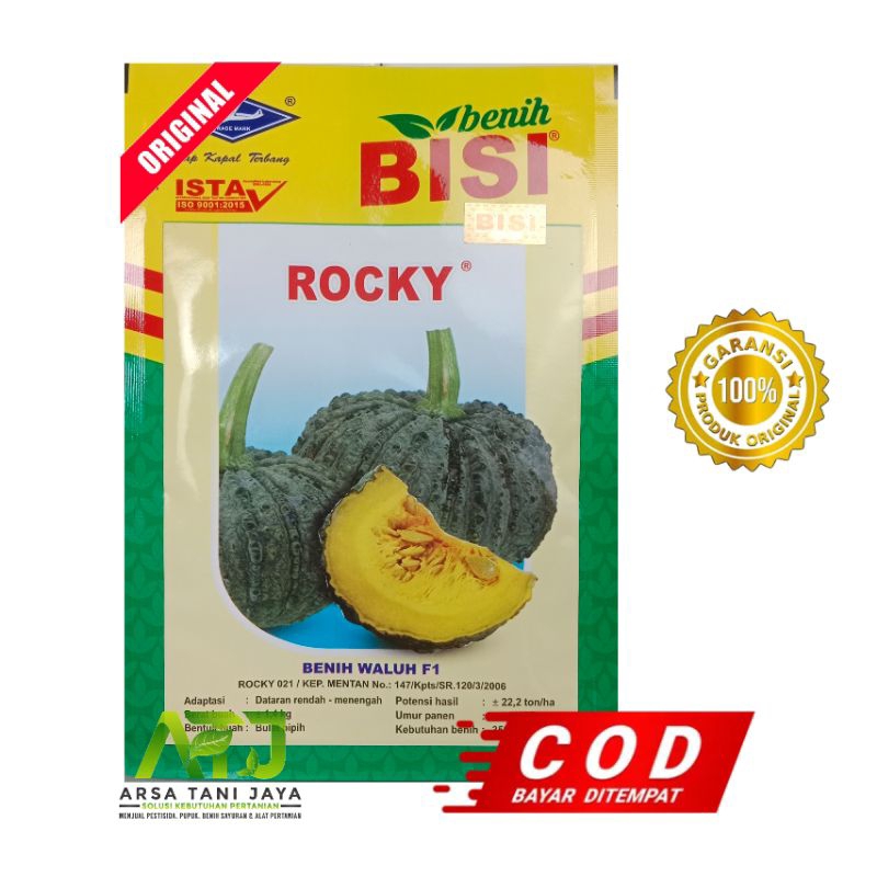 Benih Labu Kuning Rocky F1 5Gram - Cap Kapal Terbang