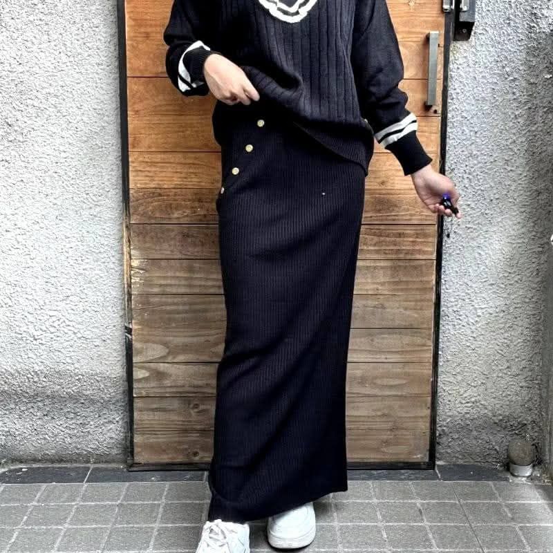 Rok Rajut Span Kancing