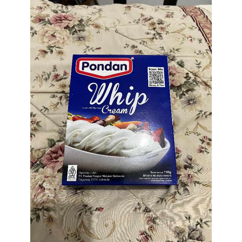 

Pondan Whip Cream 150g