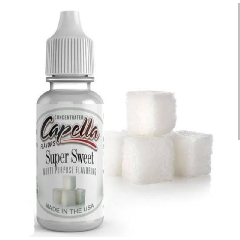 

Capella supersweet sucralose sweetener essence flavours pemanis