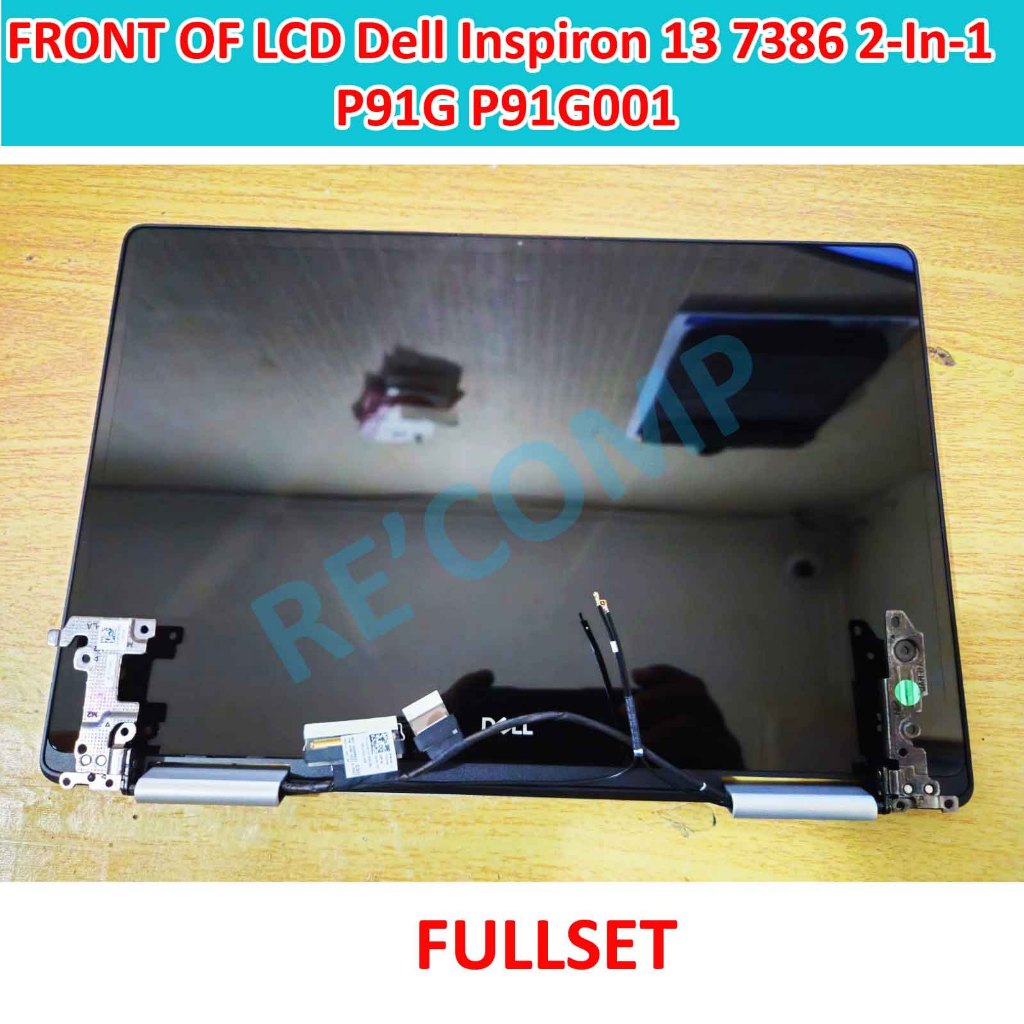 LAYAR LED LCD Dell Inspiron 13 7386 2-In-1 P91G P91G001 TOUCHSCREEN FULLSET