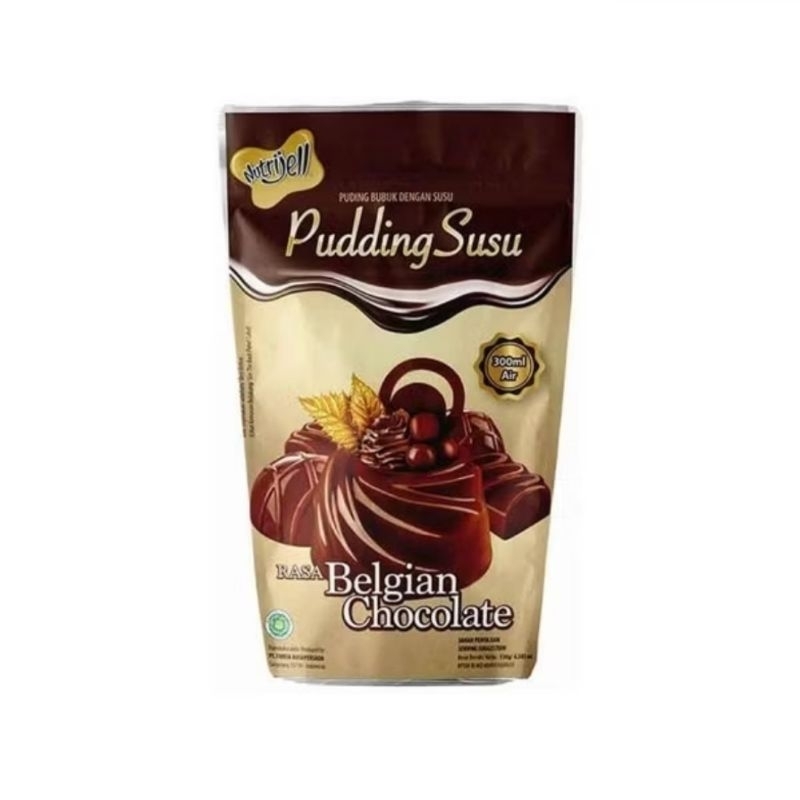 

Nutrijell Pudding Susu Rasa Belgian Chocolate 130g