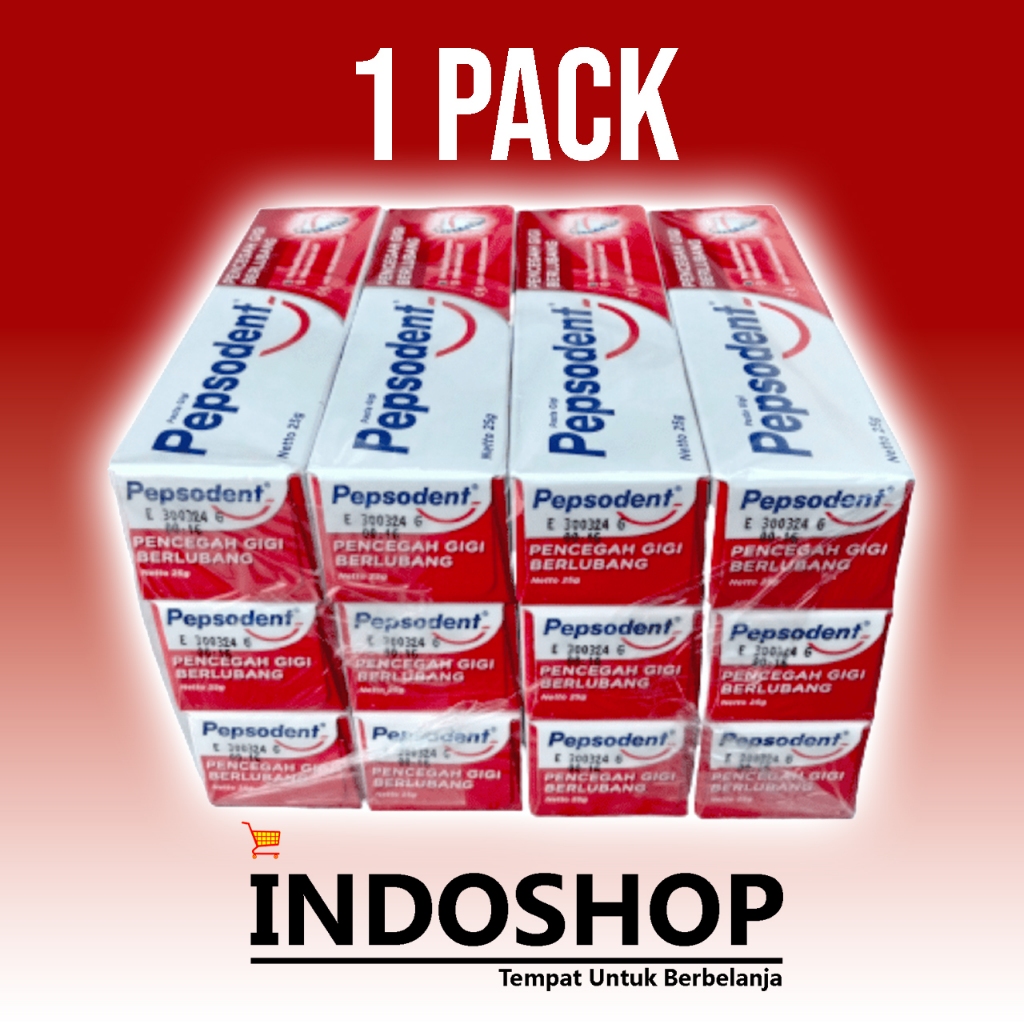 Pepsodent 75gr Pasta Gigi (1 Pack) 12 Box