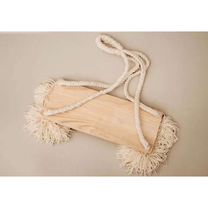 Macrame ayunan baby bewborn properti foto backdrop foto dekorasi studio
