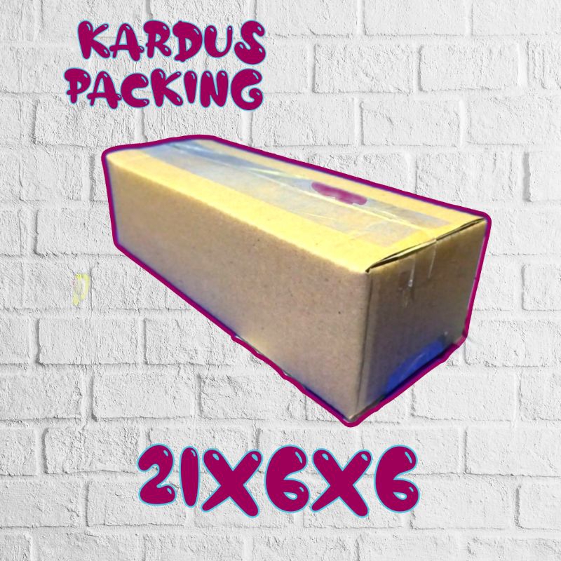 

kardus packing UK 21x6x6 kardus kecil kardus besar