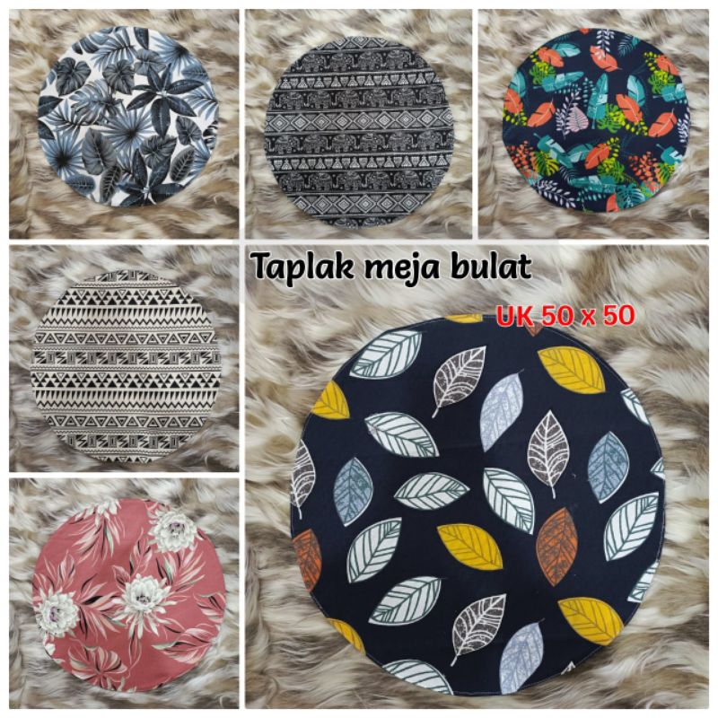 TAPLAK MEJA TAMU/TAPLAK MEJA BULAT/TAPLAK MEJA BULAT UK 50X50/TAPLAK MEJA BUNDAR/TAPLAK MEJA BULAT K