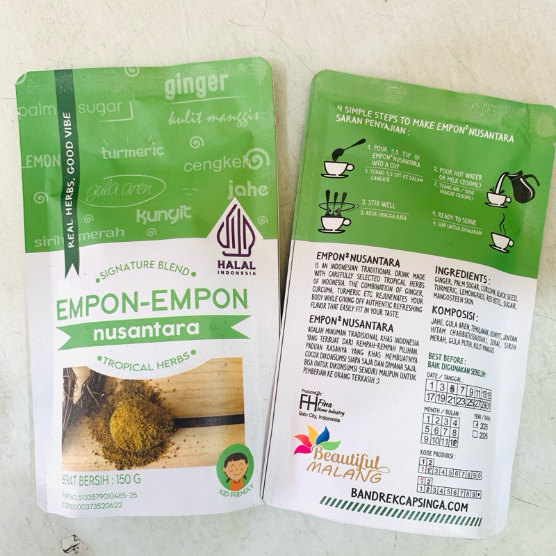 

EMPON-EMPON Nusantara 150gr minuman rempah tradisonal