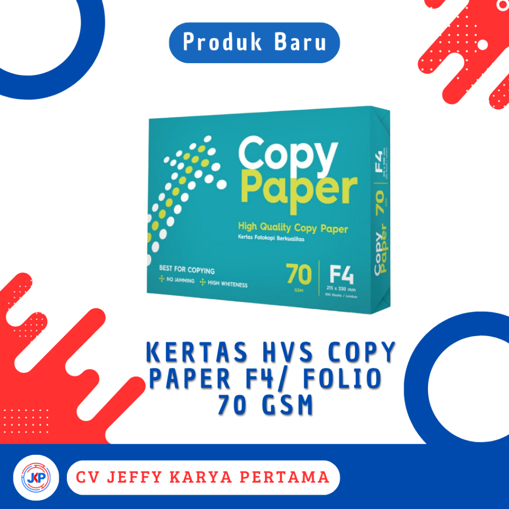 

Kertas HVS Copy Paper F4/ Folio 70 GSM