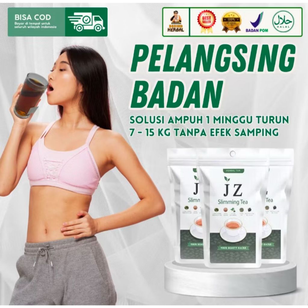 

Jz Slimming Tea Original Teh Pelanging Aman BPOM Bisa Cod