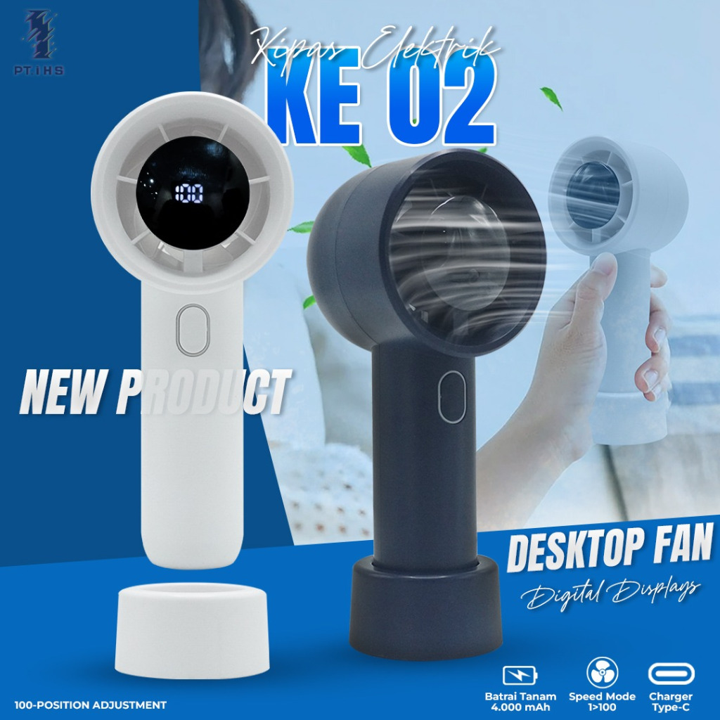 Kipas Genggam Elektrik - Kipas MIni Portabel KE 02