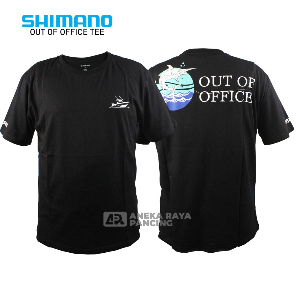 T-SHIRT SHIMANO OUT OF OFFICE TEE (NEW ARRIVAL) | Kaos Shimano original | Kaos Adem Lembut