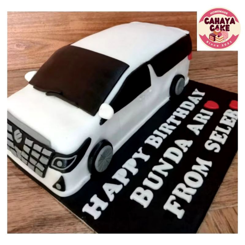

Alphard Cake / Kue Ulang Tahun Custom Mobil / Car Cake