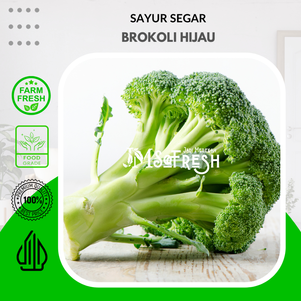 

[JM_SoFresh] Sayur Brokoli Hijau Segar 1Kg